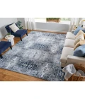 Feizy Gaspar LIGHT BLUE/STERLING 7873834F 8 ft. X 11 ft. Rectangle Rug