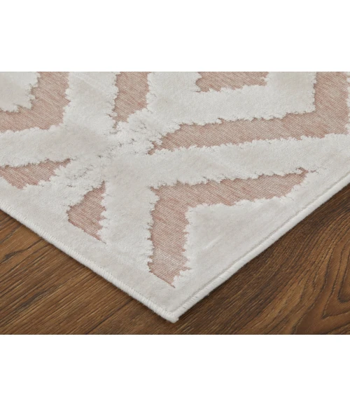 Feizy Saphir Mira BLUSH/WHITE 6803490F 9 ft. 8 in. X 12 ft. 7 in. Rectangle Rug