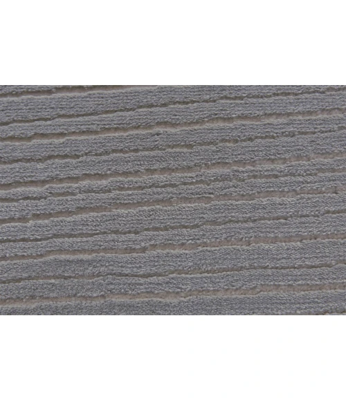 Feizy MELINA 3398F IN STERLING/WHITE 10' X 13' 2" Area Rug