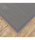 Feizy MELINA 3398F IN STERLING/WHITE 10' X 13' 2" Area Rug