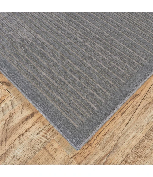 Feizy MELINA 3398F IN STERLING/WHITE 10' X 13' 2" Area Rug