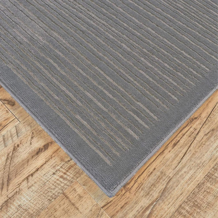 Feizy MELINA 3398F IN STERLING/WHITE 10' X 13' 2" Area Rug