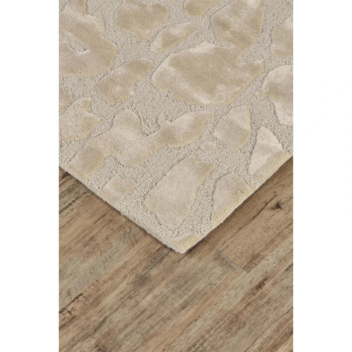Feizy MALI 8629F IN IVORY 3' 6" x 5' 6" Area Rug