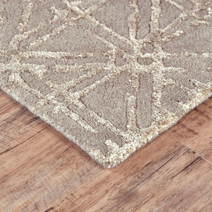 Feizy MANOA 8353F IN BEIGE/BEIGE 8' X 11' Area Rug