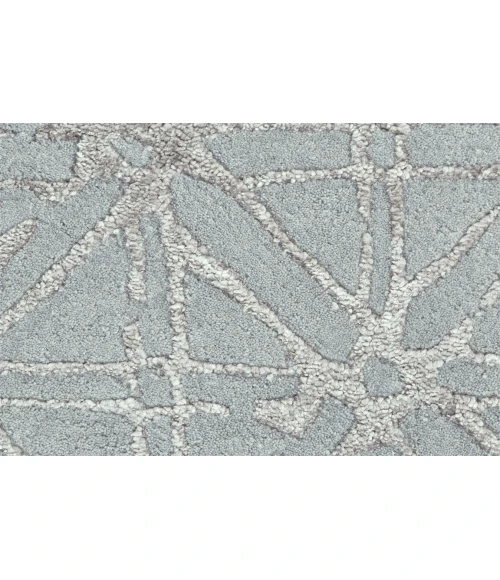 Feizy MANOA 8353F IN BLUE/BEIGE 10' X 10' Round Area Rug