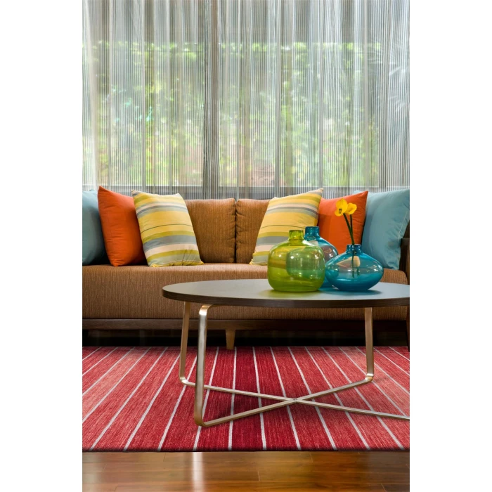 Feizy SANTINO 0562F IN RED 5' x 8' Area Rug