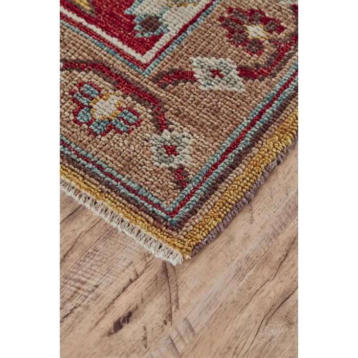 Feizy PIRAJ 6451F IN RED/RED 2' x 3' Sample Area Rug