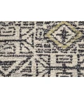 Feizy ARAZAD 8447F IN BLACK/LINE 3' 6" x 5' 6" Area Rug