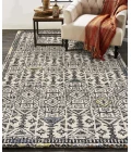Feizy ARAZAD 8447F IN BLACK/LINE 3' 6" x 5' 6" Area Rug