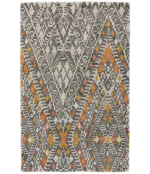 Feizy ARAZAD 8476F IN TANGERINE 8' X 11' Area Rug
