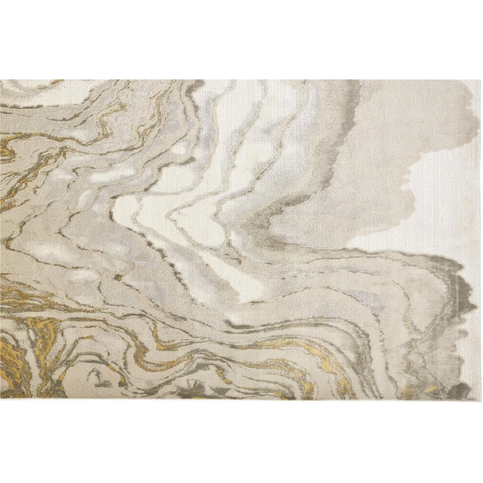 Feizy WALDOR 3602F IN IVORY 1' 8" X 2' 10" Sample Area Rug