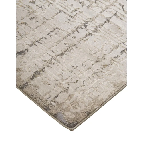 Feizy WALDOR 3683F IN BEIGE 1' 8" X 2' 10" Sample Area Rug
