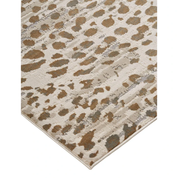 Feizy WALDOR 3837F IN BEIGE 1' 8" X 2' 10" Sample Area Rug