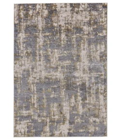 Feizy Waldor 3969F GOLD/STERLING Area Rug 2 ft. 10 X 7 ft. 10 Rectangle