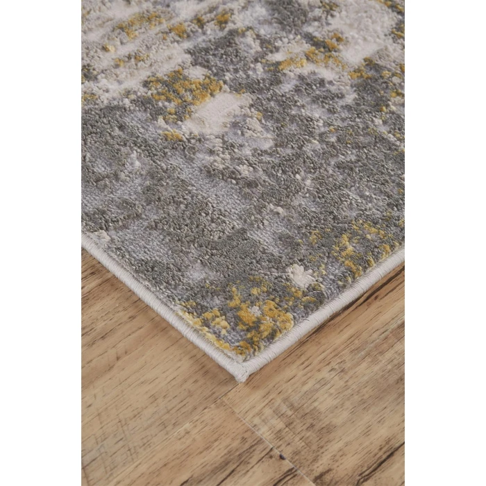 Feizy WALDOR 3969F IN GOLD/STERLING 2' 10" X 7' 10" Runner Area Rug