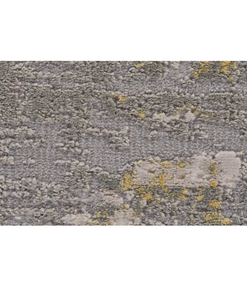 Feizy WALDOR 3969F IN GOLD/STERLING 1' 8" X 2' 10" Sample Area Rug