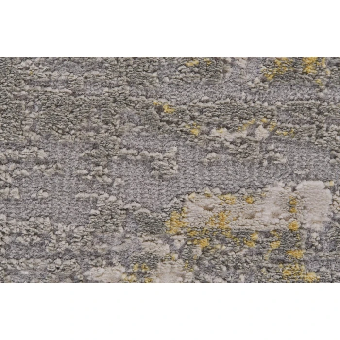 Feizy WALDOR 3969F IN GOLD/STERLING 2' 10" X 7' 10" Runner Area Rug