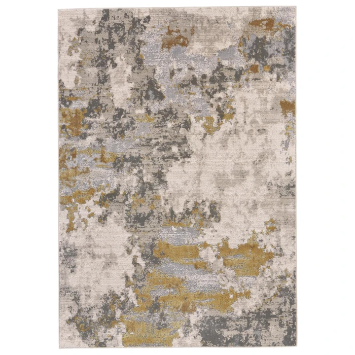 Feizy WALDOR 3970F IN GOLD/BIRCH 5' x 8' Area Rug