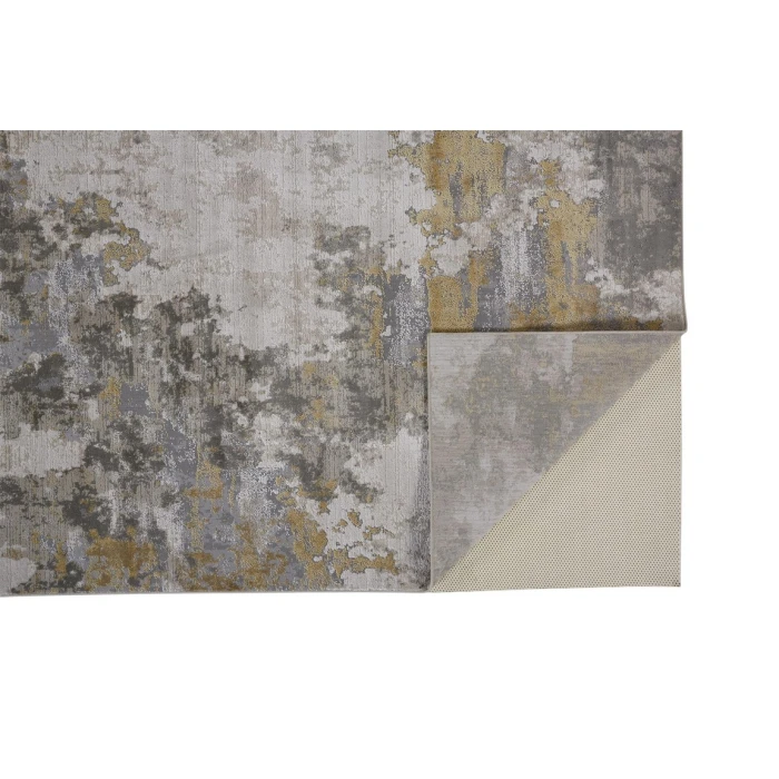 Feizy WALDOR 3970F IN GOLD/BIRCH 5' x 8' Area Rug