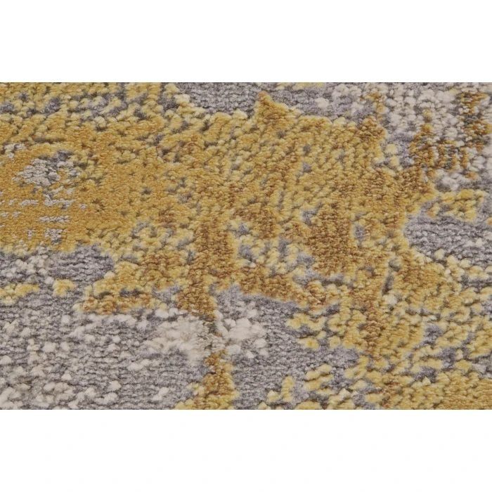 Feizy WALDOR 3970F IN GOLD/BIRCH 5' x 8' Area Rug