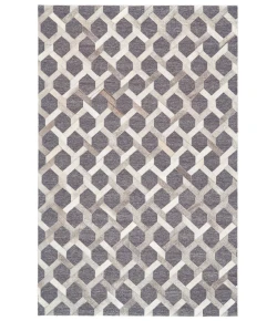 Feizy Fannin 0752F GRAY/ASPHALT Area Rug 5 ft. X 8 ft. Rectangle