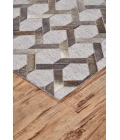 Feizy FANNIN 0752F IN STEEL/STORM 5' x 8' Area Rug