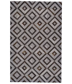 Feizy Fannin 0753F ONYX/ASPHALT Area Rug 5 ft. X 8 ft. Rectangle