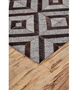 Feizy Fannin 0753F ONYX/ASPHALT Area Rug 5 ft. X 8 ft. Rectangle
