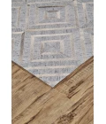 Feizy FANNIN 0754F IN BISQUE/STORM 5' x 8' Area Rug