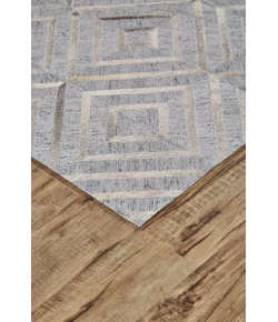 Feizy Fannin 0754F BISQUE/STORM Area Rug 2 ft. X 3 ft.