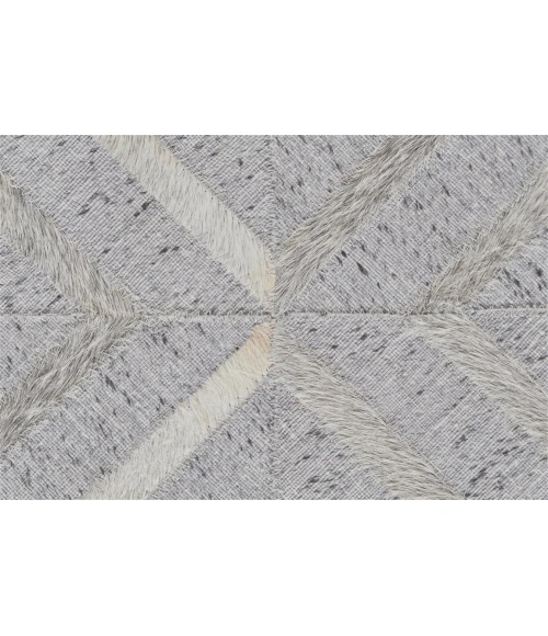 Feizy FANNIN 0754F IN BISQUE/STORM 5' x 8' Area Rug