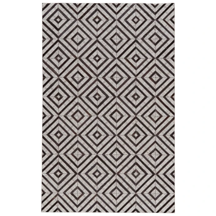 Feizy FANNIN 0754F IN ONYX/GARGOYLE 2' x 3' Sample Area Rug