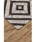 Feizy FANNIN 0754F IN ONYX/GARGOYLE 2' x 3' Sample Area Rug