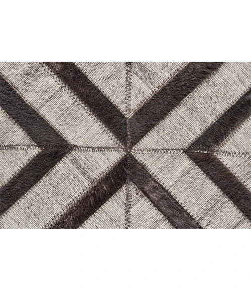 Feizy FANNIN 0754F IN ONYX/GARGOYLE 2' x 3' Sample Area Rug