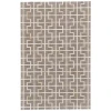 Feizy Fannin 0756F IVORY/BURLYWOOD Area Rug 5 ft. X 8 ft. Rectangle