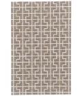 Feizy FANNIN 0756F IN IVORY/BURLYWOOD 5' x 8' Area Rug