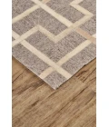 Feizy FANNIN 0756F IN IVORY/BURLYWOOD 5' x 8' Area Rug