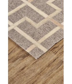Feizy Fannin 0756F IVORY/BURLYWOOD Area Rug 5 ft. X 8 ft. Rectangle