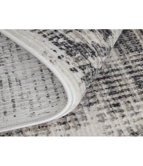 Feizy Sonora GRAY/IVORY SNR39NYF 6 ft. 7 in. X 9 ft. 6 in. Rectangle Rug