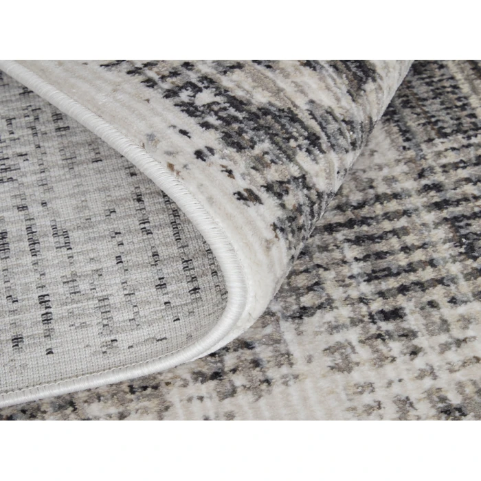 Feizy Sonora GRAY/IVORY SNR39NYF 5 ft. X 7 ft. 6 in. Rectangle Rug