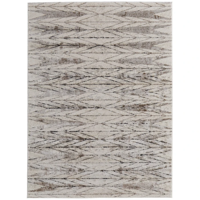 Feizy Vancouver BEIGE/BROWN VNR39NTF 2 ft. 10 in. X 7 ft. 10 in. Rectangle Rug