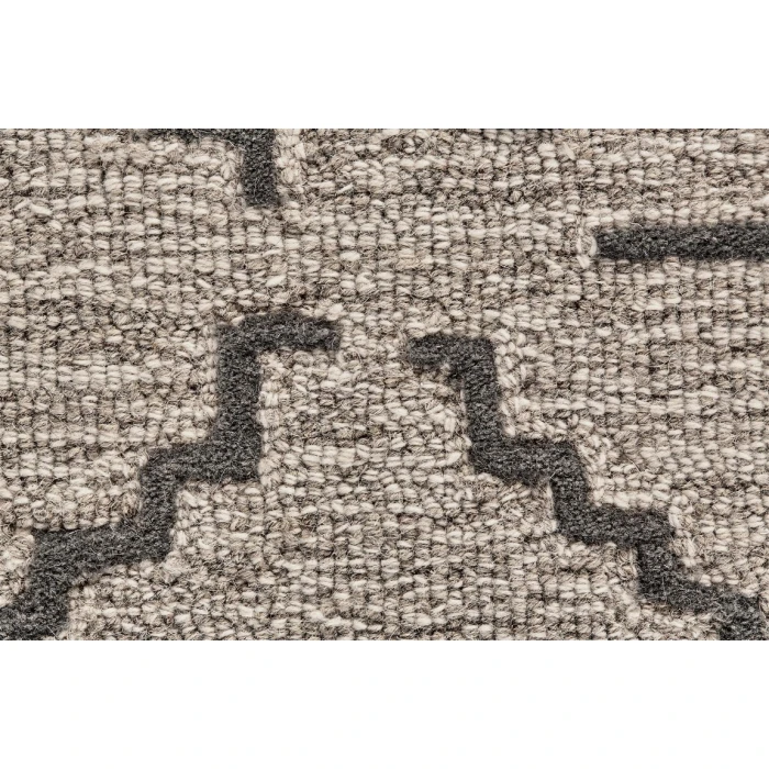 Feizy ENZO 8732F IN CHARCOAL/GRAY 3' 6" x 5' 6" Area Rug