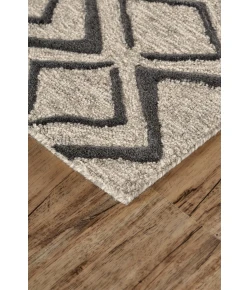 Feizy Enzo 8733F CHARCOAL/TAUPE Area Rug 3 ft. 6 X 5 ft. 6 Rectangle