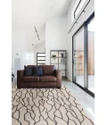 Feizy ENZO 8734F IN BLACK/TAUPE 2' x 3' Sample Area Rug