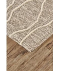 Feizy ENZO 8734F IN IVORY/GRAY 2' 6" x 8' Runner Area Rug