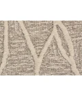 Feizy ENZO 8734F IN IVORY/GRAY 2' 6" x 8' Runner Area Rug
