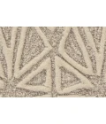Feizy ENZO 8735F IN IVORY/TAUPE 2' 6" x 8' Runner Area Rug