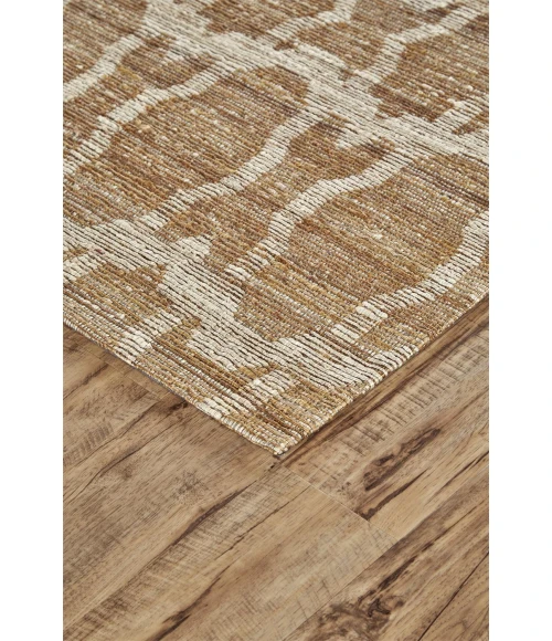 Feizy LILLIANA 0764F IN GOLD 8' X 11' Area Rug