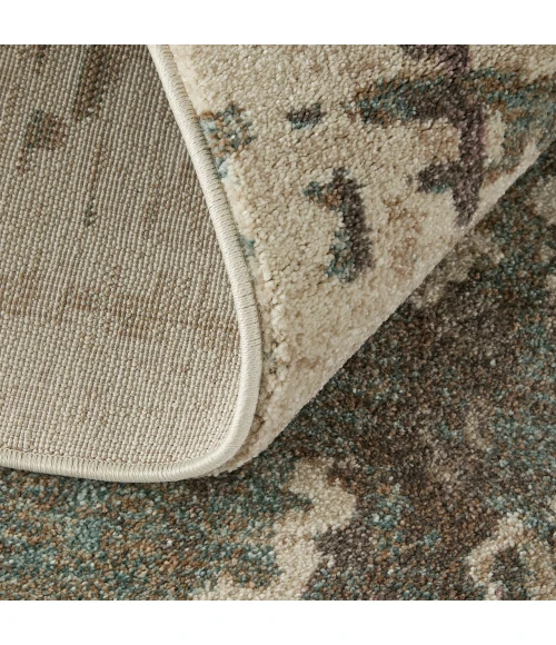 Feizy Eden Ivory/Blue/Purple EDN39QRF 6ft.4in. x 9ft.2in. Rect. Rug