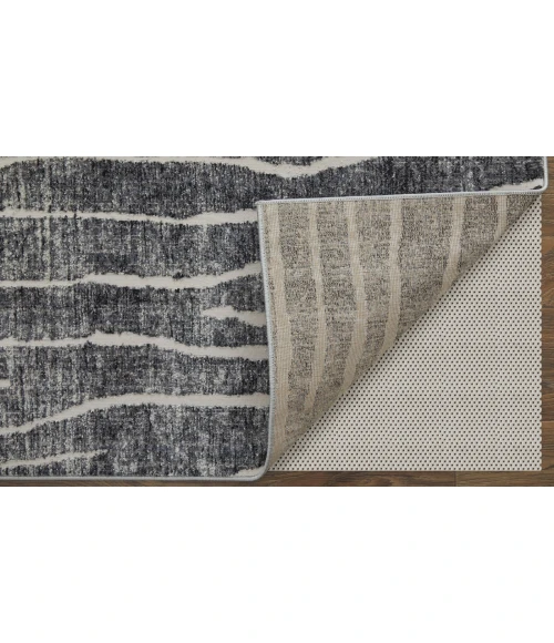 Feizy Kano IVORY/GRAY 86439LIF 7 ft. 10 in. X 10 ft. Rectangle Rug
